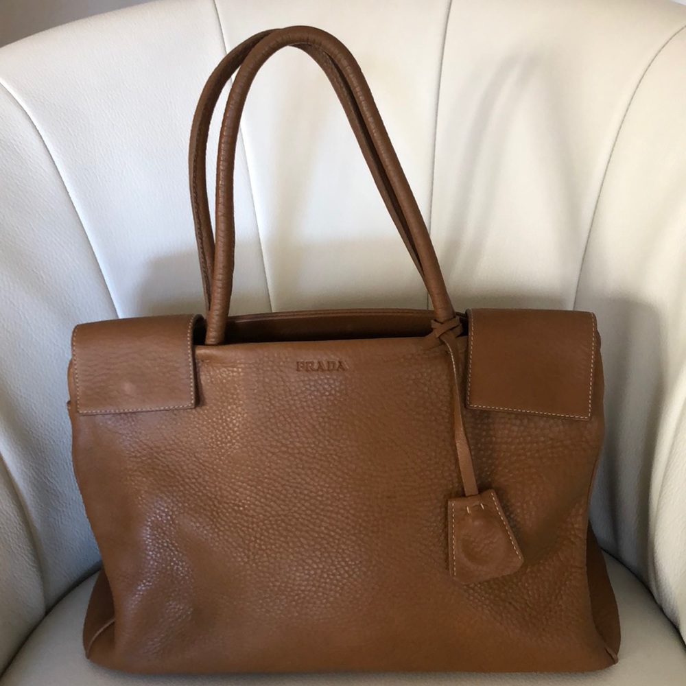 Vintage Prada leather bag